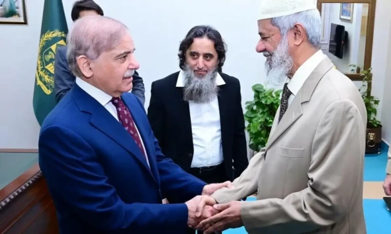 Dr Zakir Naik arrives in Karachi with son for religious mission