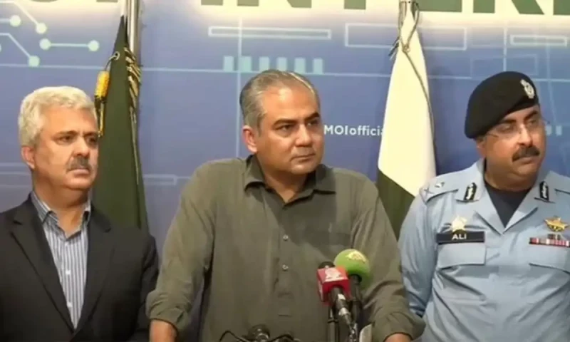 No permission to storm Islamabad, warns Naqvi