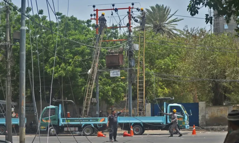 Several areas of Khyber Pakhtunkhwa will be without electricity next week