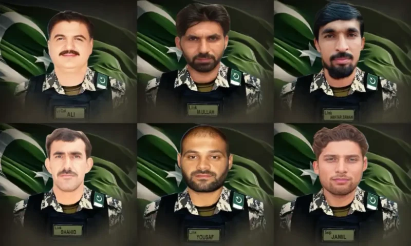 Lieutenant Colonel among six soldiers martyred in North Waziristan gun battle