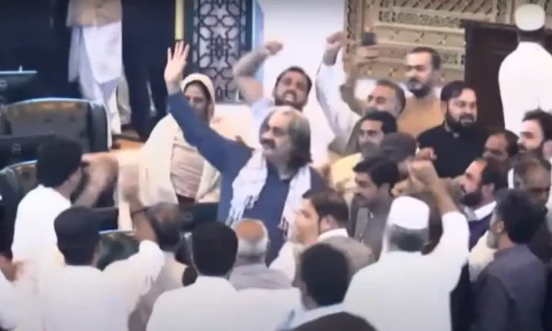 Gandapur turns up at KP Assembly 30 hours after he went missing
