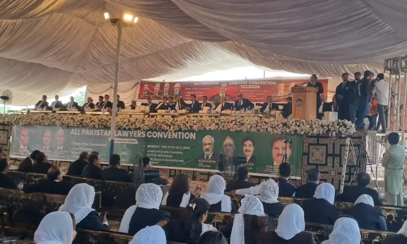 All-Pakistan Lawyers Convention passes resolution against &lsquo;judicial package, constitutional court&rsquo;