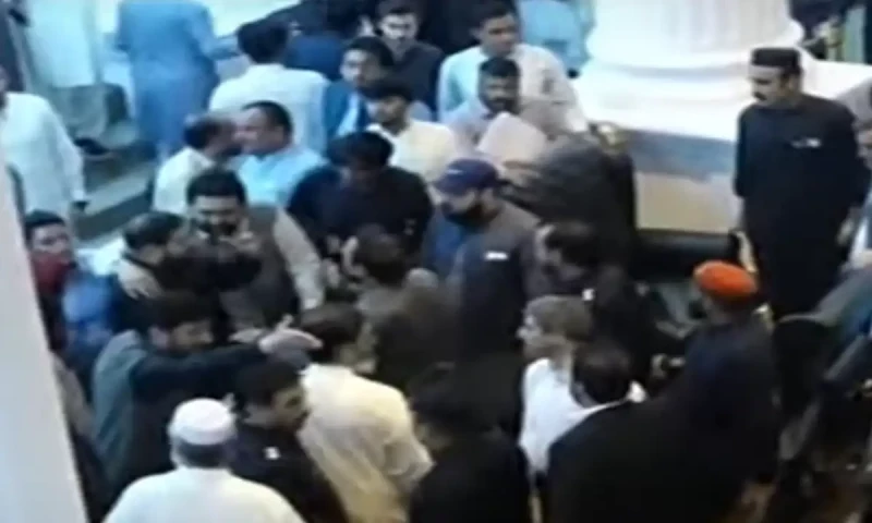 KP Assembly descends into chaos as supporters of MPs engage in fight