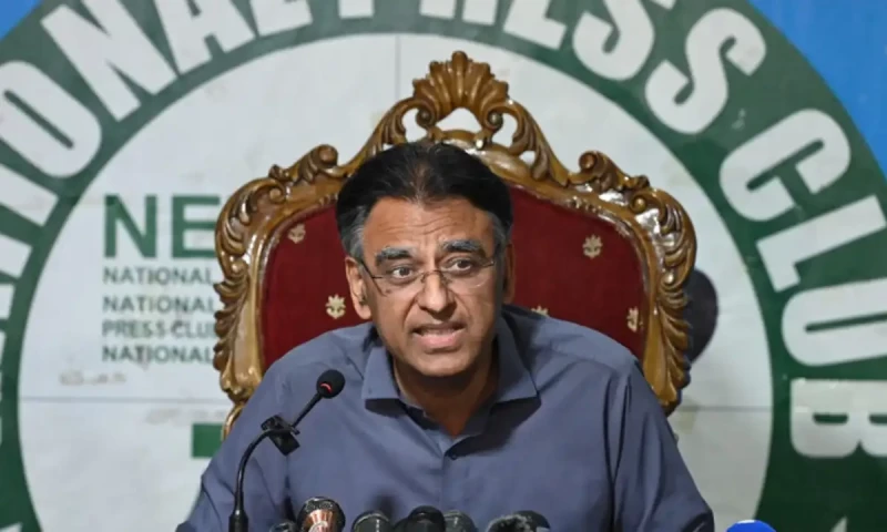 Is Asad Umar joining any political party?