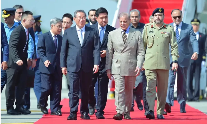 Chinese PM Li Qiang arrives in Pakistan amid security lockdown ahead of SCO meeting