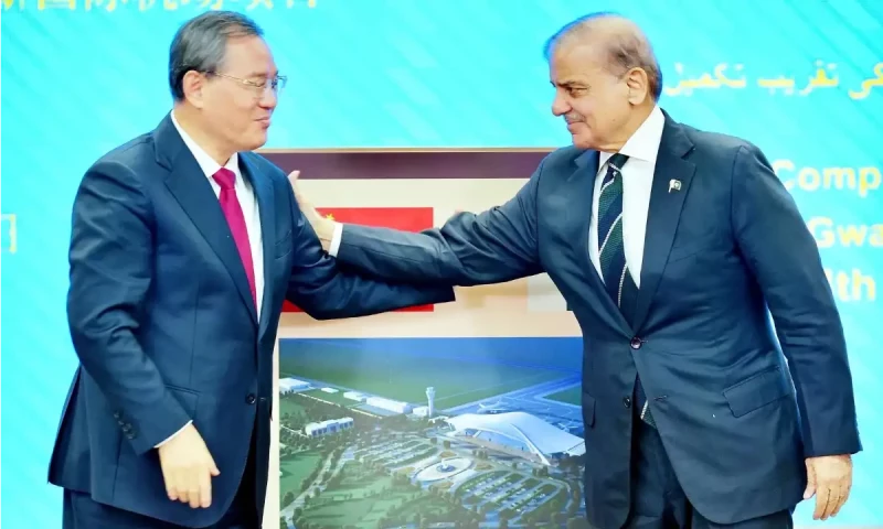 PM Shehbaz, his Chinese counterpart Li virtually inaugurate Gwadar airport