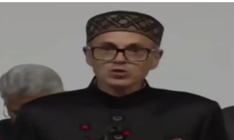Omar Abdullah sworn in as chief minister of Jammu and Kashmir