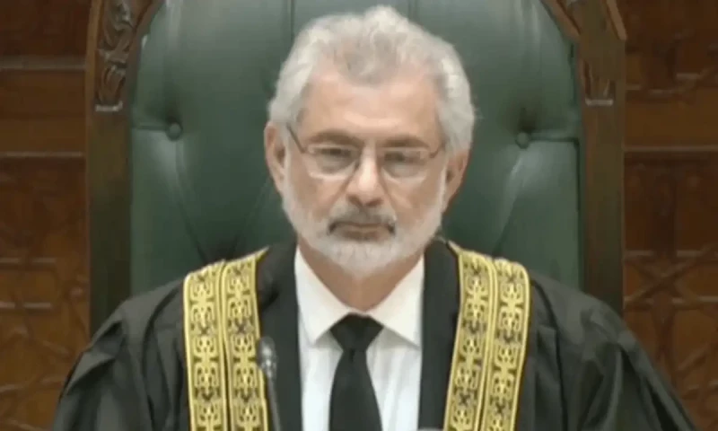 CJP Isa criticises clarification from judges on reserved seats