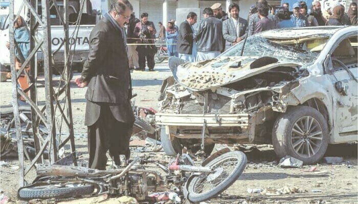 Bomb blast injures 4 in Qila Saifullah