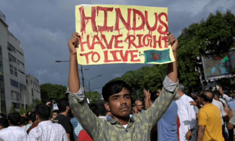 Hindus systematically persecuted under new Bangladesh govt, Indian media claims