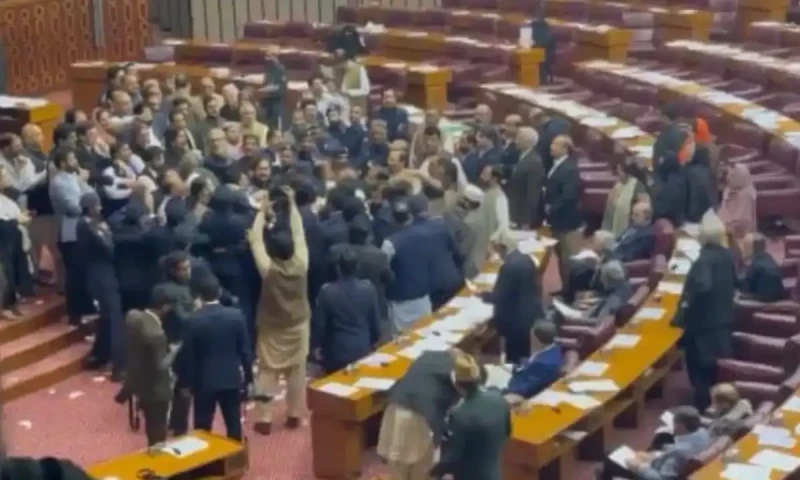 Pandemonium in NA as lawmakers delve into intense exchange of insults
