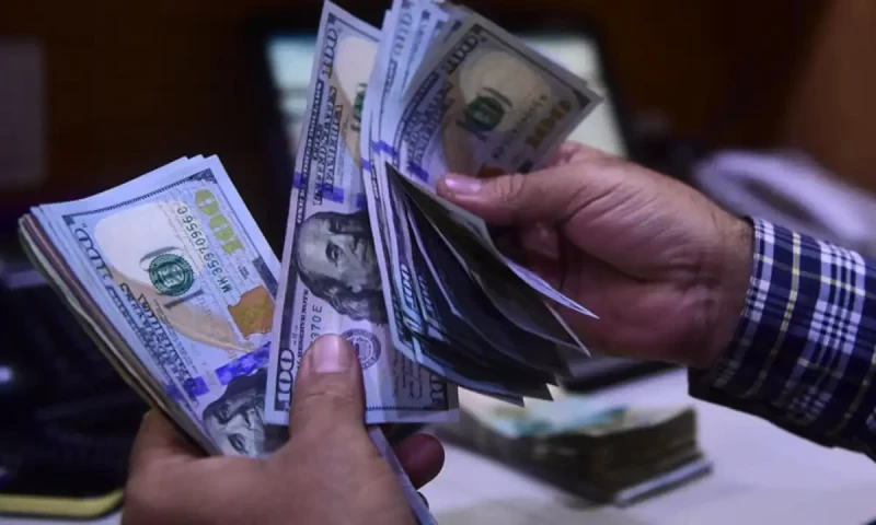 Dollar falls against rupee in interbank