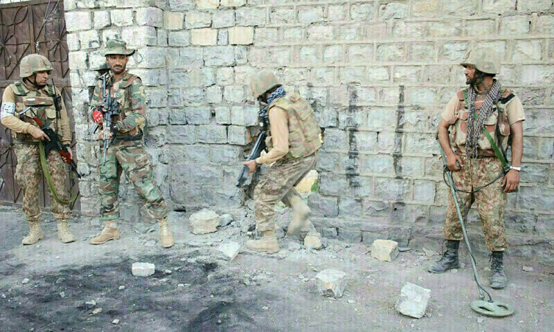 10 terrorists killed, eight injured in separate North Waziristan operations: ISPR
