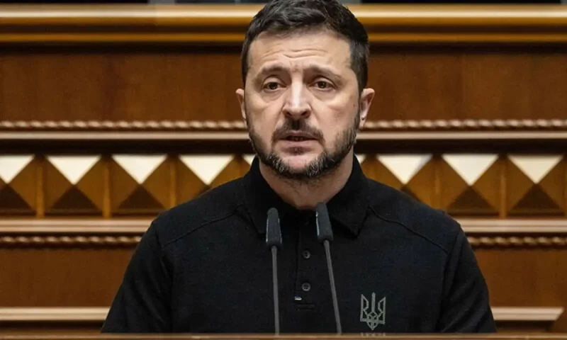 Ukraine&rsquo;s Zelensky says wants to end war by diplomacy next year