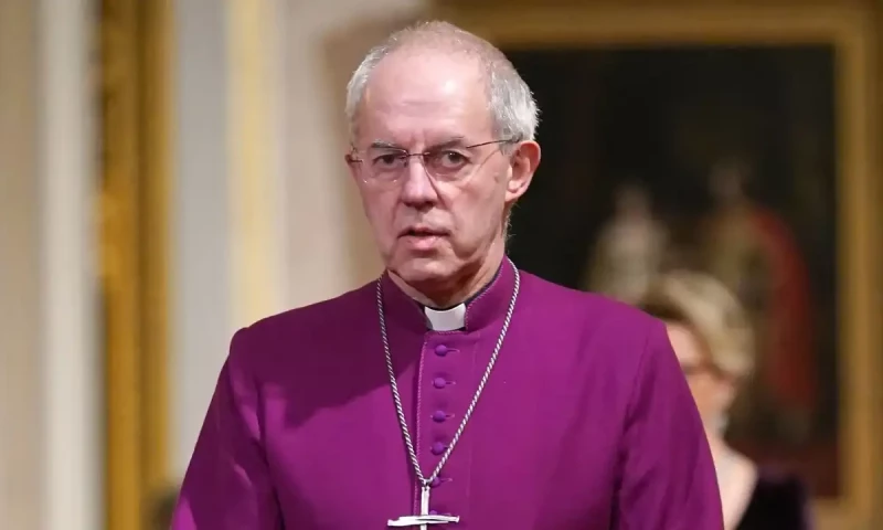 Who is Archbishop of Canterbury Justin Welby, and why did he resign?