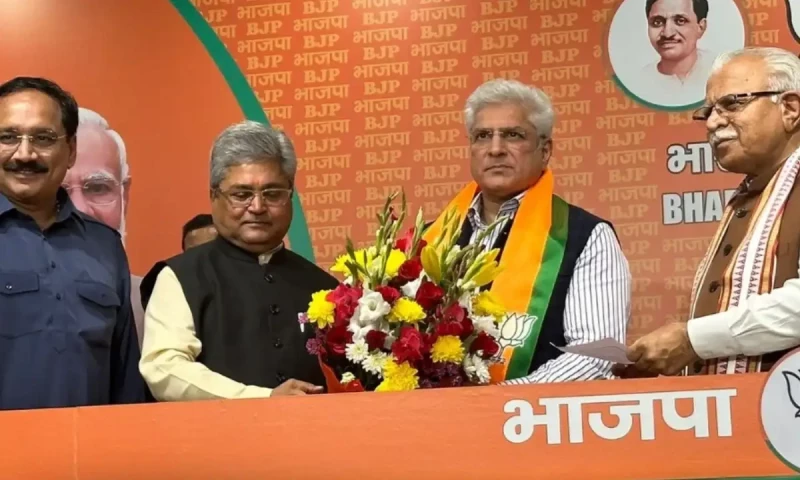 Former AAP leader Kailash Gahlot switches to BJP, dismisses pressure claims