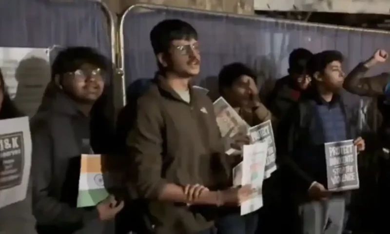 Indian students protest against Oxford Union&rsquo;s debate on &lsquo;independent Kashmir&rsquo;