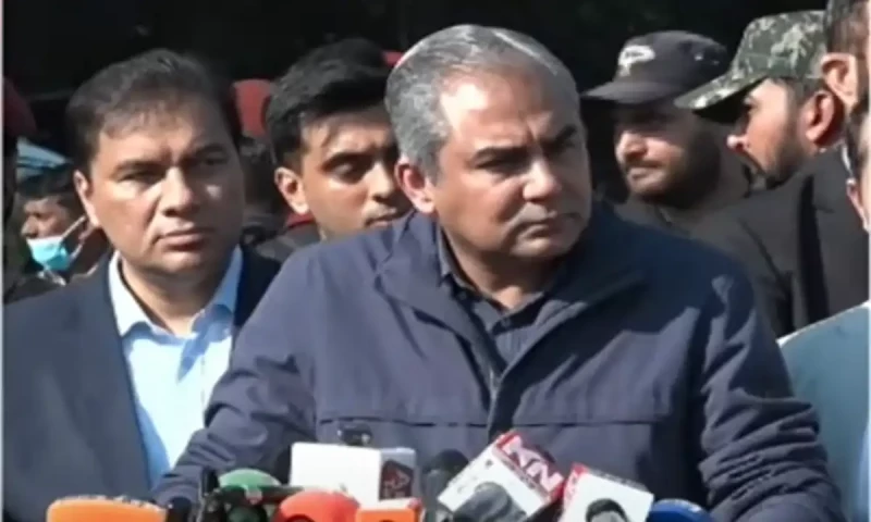 PTI within 1 km of D-Chowk, &lsquo;secret hand&rsquo; guiding protest: Naqvi