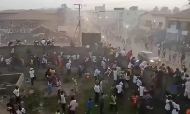 Guinea stadium crush kills 56 people after disputed refereeing decision