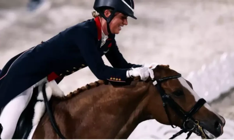 Three-time Olympic dressage gold medallist Dujardin suspended after horse-whipping scandal