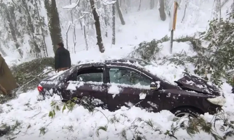 Snowfall security alert issued for Murree, Galiyat following first snow of the season