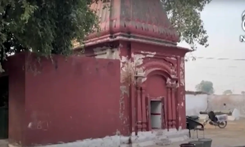The ancient Hindu temple in Sialkot district maintained by Muslim caretaker