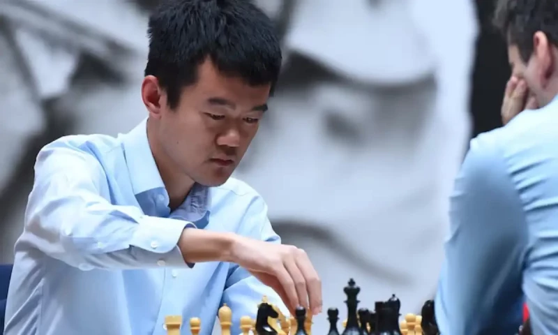 Ding Liren shines in game 12, levels World Chess Championship score at 6-6