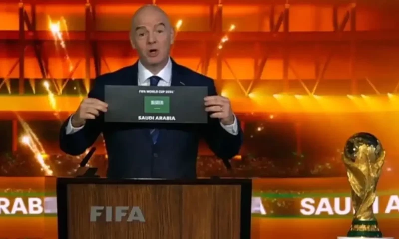 Saudi Arabia awarded hosting rights for FIFA World Cup 2034