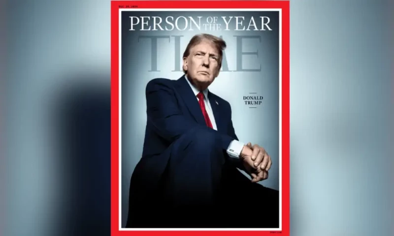 Time Magazine names Donald Trump person of the year for 2nd time