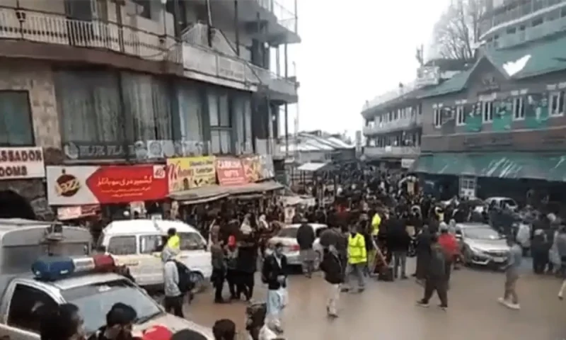 People protest against Murree Development Plan