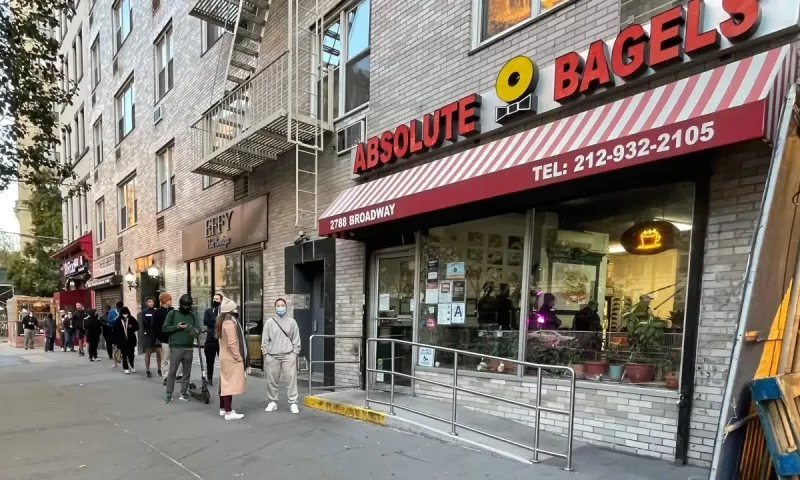Last bagels made at Absolute Bagels go on auction, after shop suddenly closes