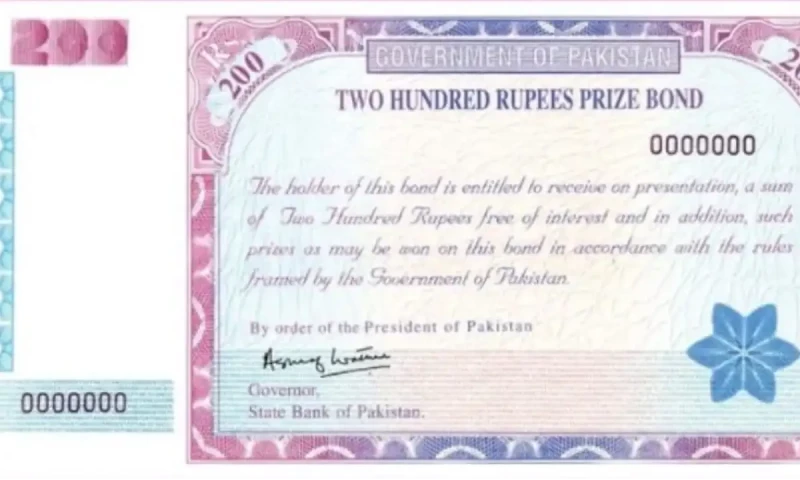 Date and location for Rs200 prize bond draw announced