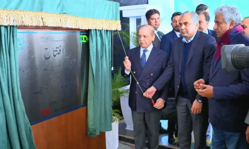 PM Shehbaz inaugurates Jinnah Avenue Interchange underpass in Islamabad