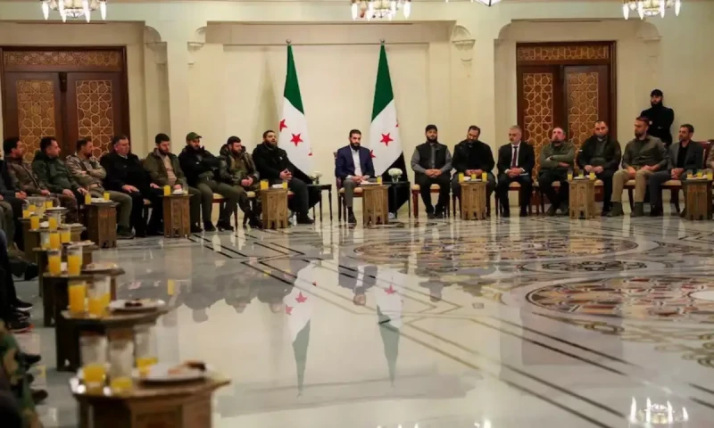 Syria announces merger of rebel factions under Ministry of Defense