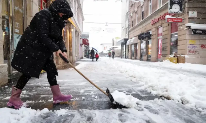 Widespread power outages in Bosnia, Herzegovina following heavy snowstorm