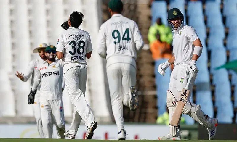 Pakistan fight back after being bowled out for 211 in Centurion Test against South Africa