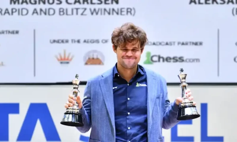 Chess champion Magnus Carlsen leaves match after refusing to change jeans