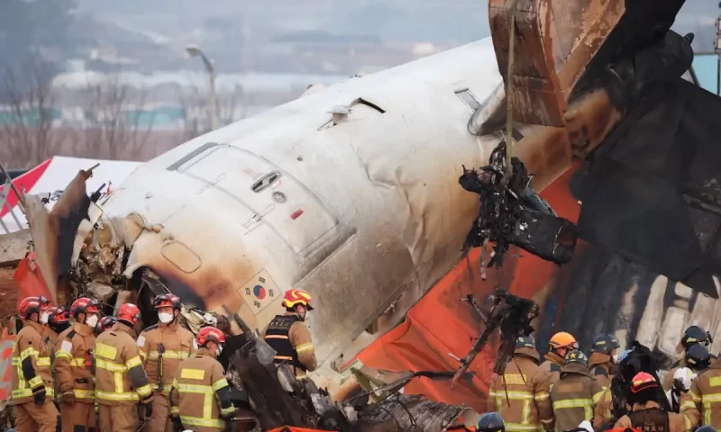 Fiery plane crash kills 179 in worst airline disaster in South Korea
