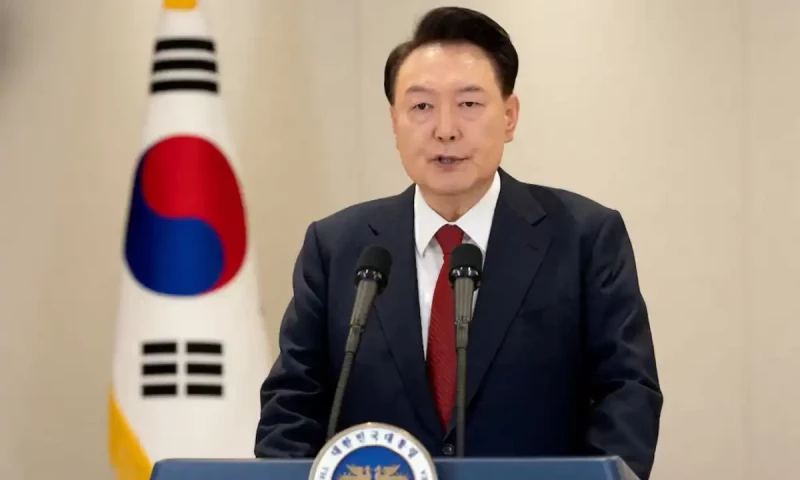 South Korea court issues arrest warrant for President Yoon