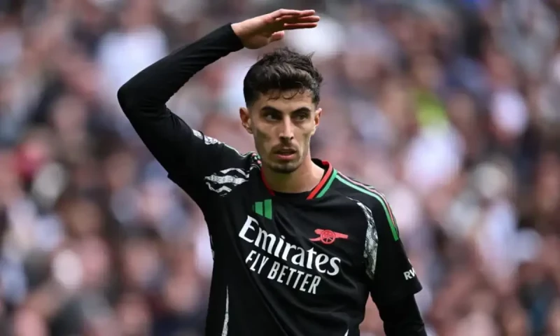 Kai Havertz dropped from Arsenal squad due to illness, Arteta reveals