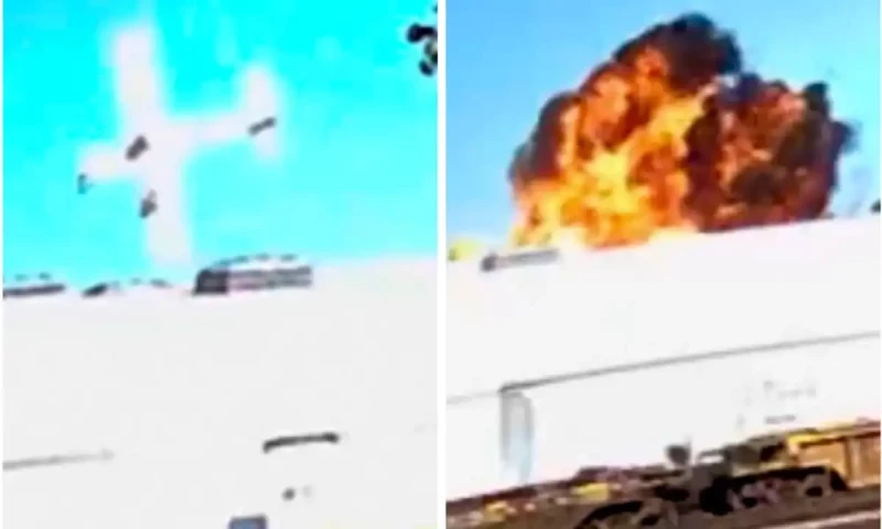 Small plane crash in Southern California kills two and injures 19