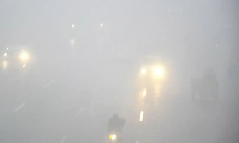Motorways closed due to dense fog