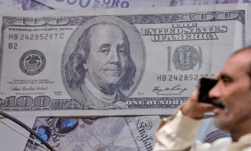 Dollar falls against rupee in interbank market