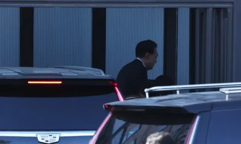 South Korean authorities arrest impeached President Yoon Suk Yeol on insurrection charges