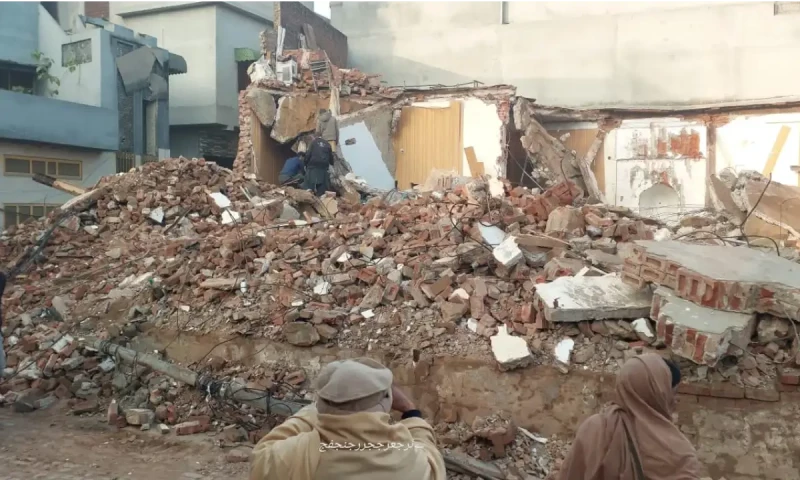 Worship place constructed by Sir Zafarullah Khan demolished, Ahmadi community says