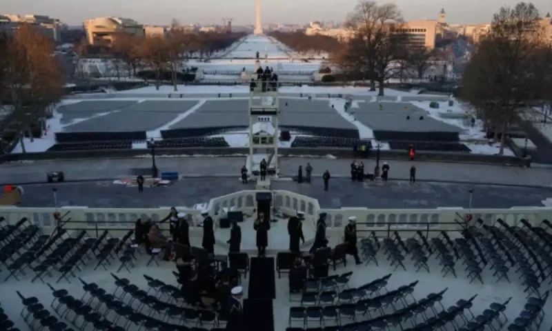 Trump inauguration to be moved indoors due to cold