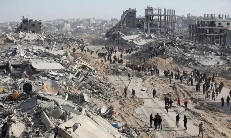 Gaza ceasefire deal takes effect and fighting halts after delay