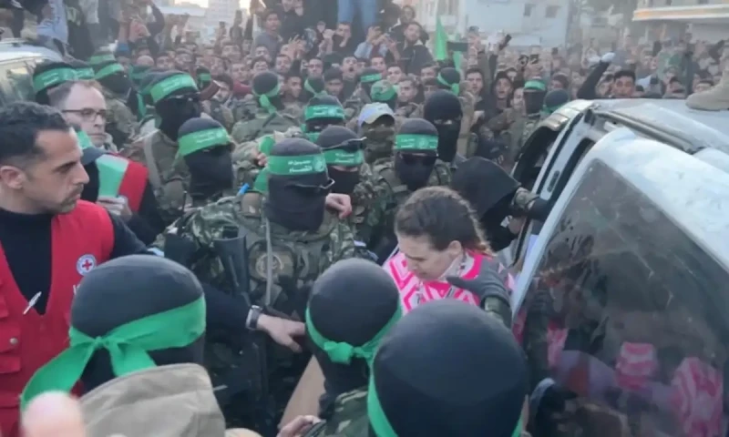 Hamas frees first hostages as Gaza ceasefire deal comes into effect