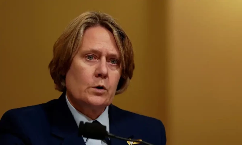 Trump administration dismisses coast guard&rsquo;s first female leader amid allegations of failures