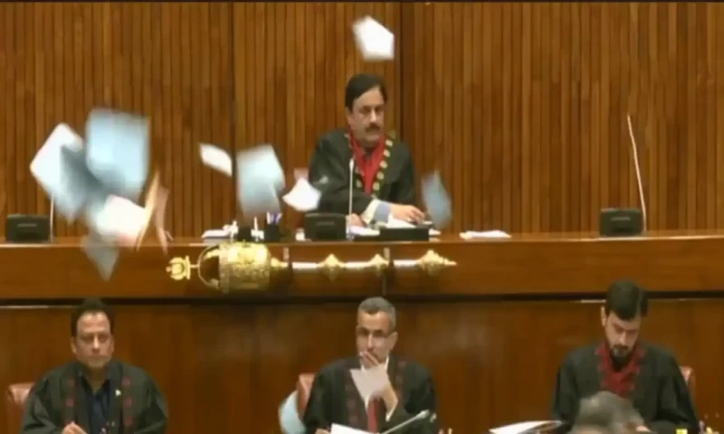 Senate passes controversial PECA law tweaks bill amid PTI protests, journalists walkout